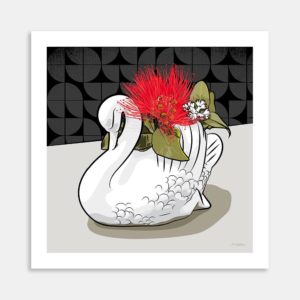Crowned Pohutukawa Art Print By Anna Mollekin