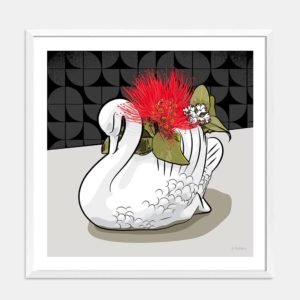 Crowned Pohutukawa Art Print By Anna Mollekin