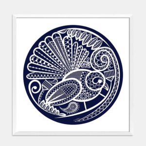 Fantails Lace Art Print By Anna Mollekin