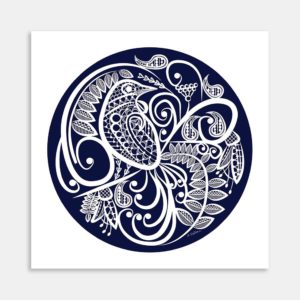 Tuis Lace Art Print By Anna Mollekin