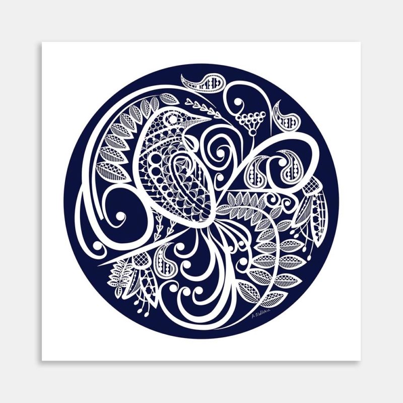 Tuis Lace Art Print By Anna Mollekin