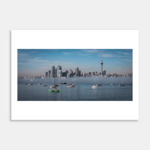 Auckland City Art Print By Jeff Michaels