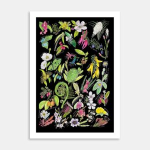 NZ Botanicals Art Print By Lesh Creates