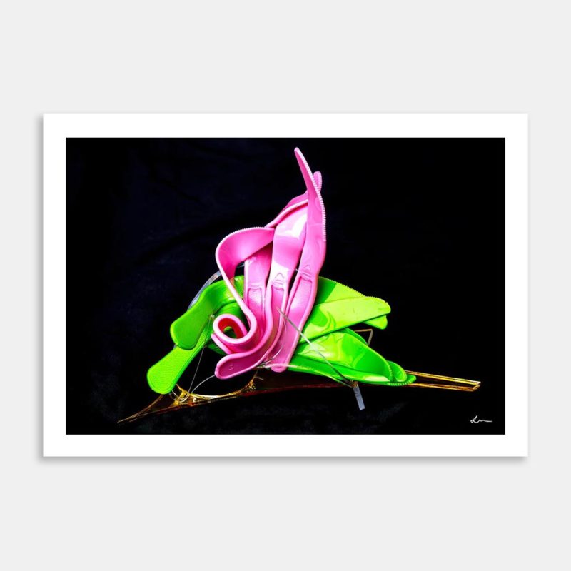 Dinner Lily Art Print By Lisa Watkins