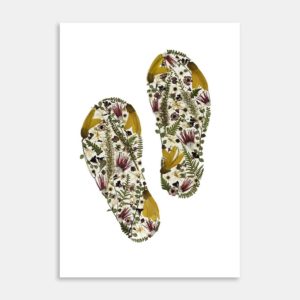 Jandals Art Print By Kay Olsen