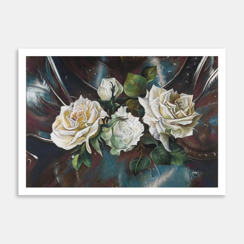 Ivory And Iron Art Print By Kerina Ward