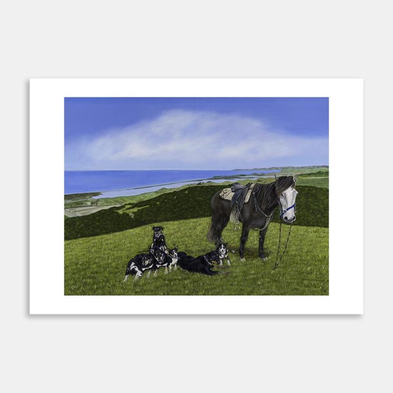 Brodies Team Art Print By Lynne Knowles