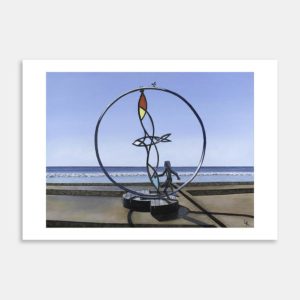 Orewa NZ Art Print By Lynne Knowles