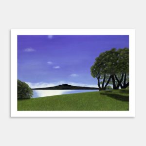 Rangitoto Auckland Art Print By Lynne Knowles