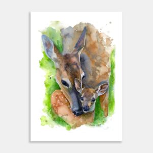 Mother's Comfort Art Print By Carla Sclanders