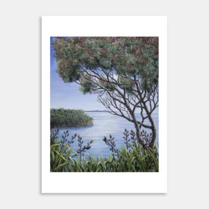Above The Bays Art Print By Sue Lockett