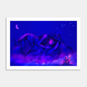 Dream Goddess Art Print By Micheal Rollo Mirfin