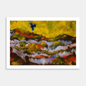 The Messenger Art Print By Michael Rollo Mirfin
