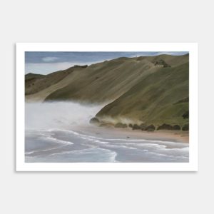 Into The Mist Art Print By Veronika Lambert