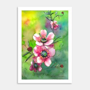 Manuka Aromatics Art Print By Christina Maassen