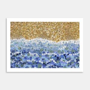 Ocean Pearls Art Print By Niki Hope