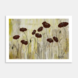 Wild Poppies Art Print By Niki Hope