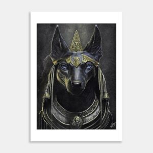 Anubis Art Print By Warren Bliss