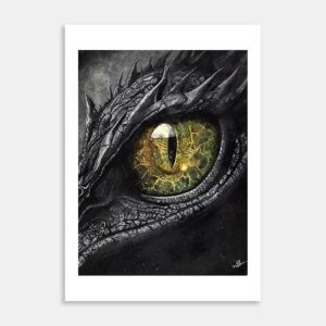 Dragon Watch Art Print By Warren Bliss