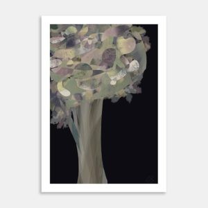 The Gum Tree Art Print By Claire Sewell