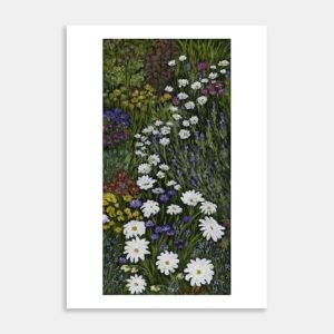 Field Of Flowers Art Print By Heather Elliott