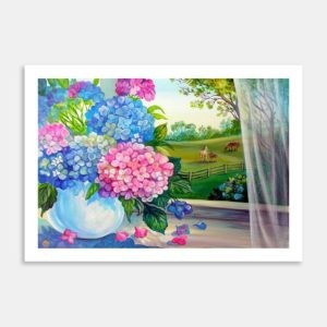 Hydrangeas Art Print By Irina Velman