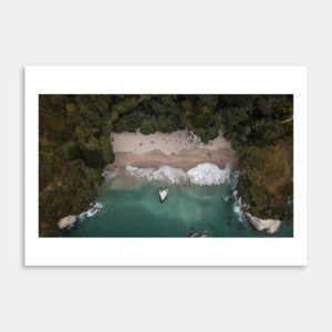 Cathedral Cove Art Print By Jeff Michaels