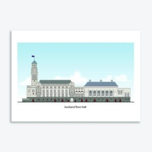 Auckland Town Hall Art Print By Jim Familton