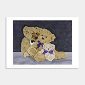 Let's Snuggle Limited Edition Art Print By Lynne Knowles