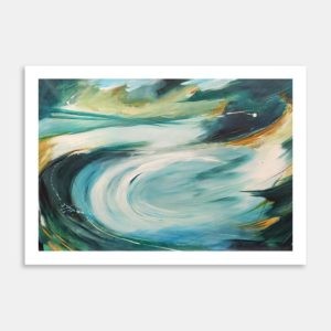Unwind Art Print By Jocelyn Friis