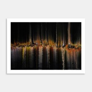 Orange Reflections Limited Edition Art Print By Nancy A Crawford