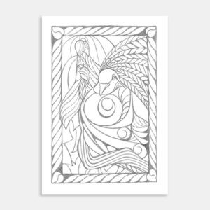 Hidden Kereru Art Print By Marian Leef