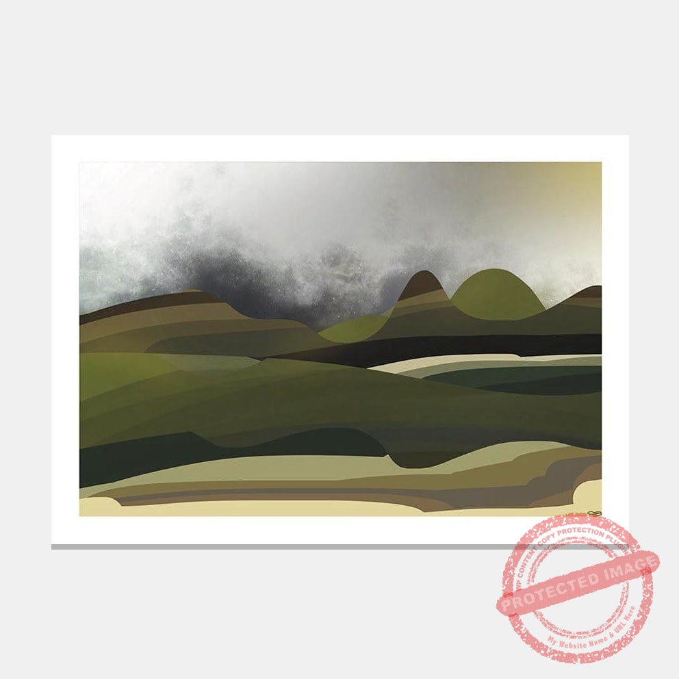Matted artwork mockup