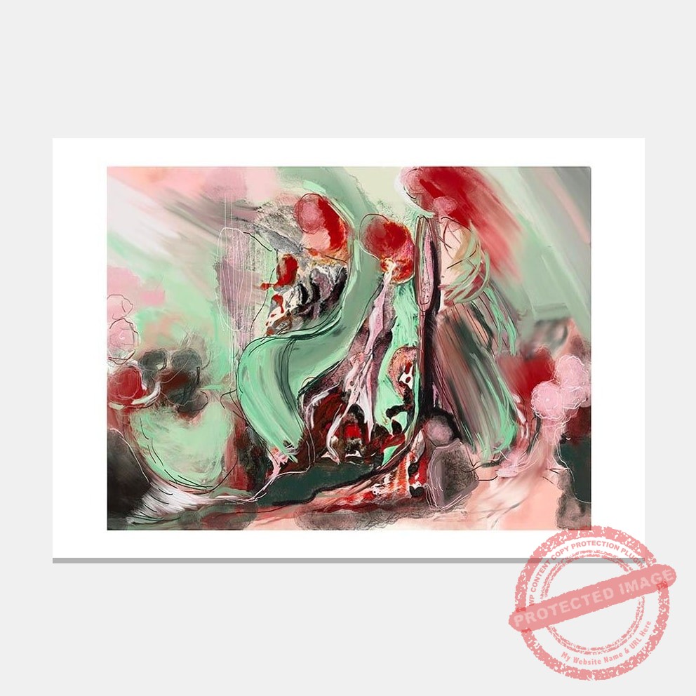 Matted artwork mockup