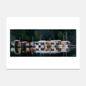 Matted artwork mockup