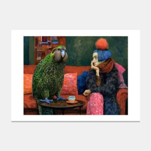 Matted artwork mockup