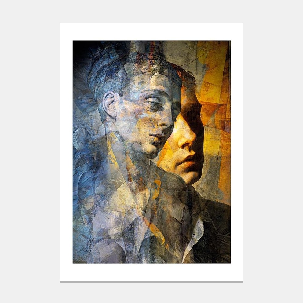 Matted artwork mockup