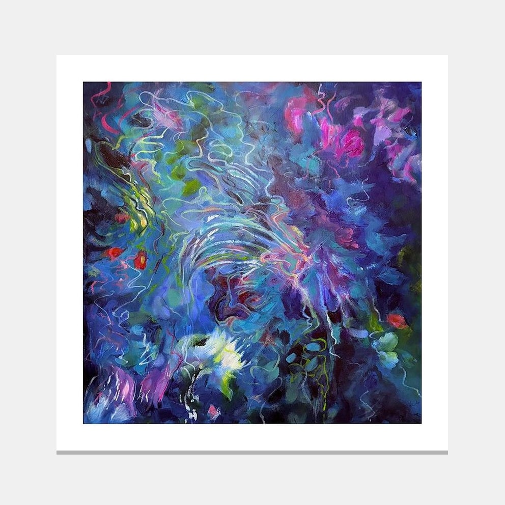Matted artwork mockup