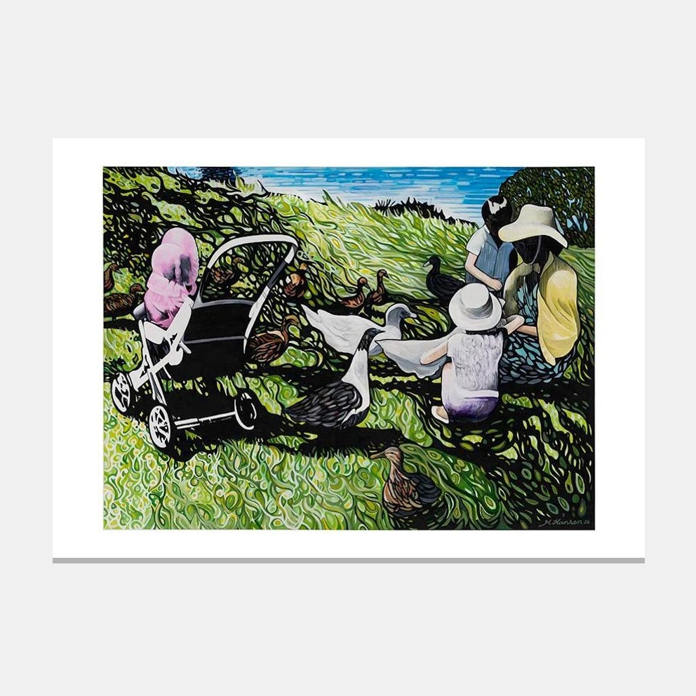 Matted artwork mockup