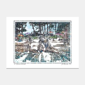 Matted artwork mockup
