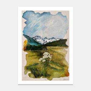 Matted artwork mockup