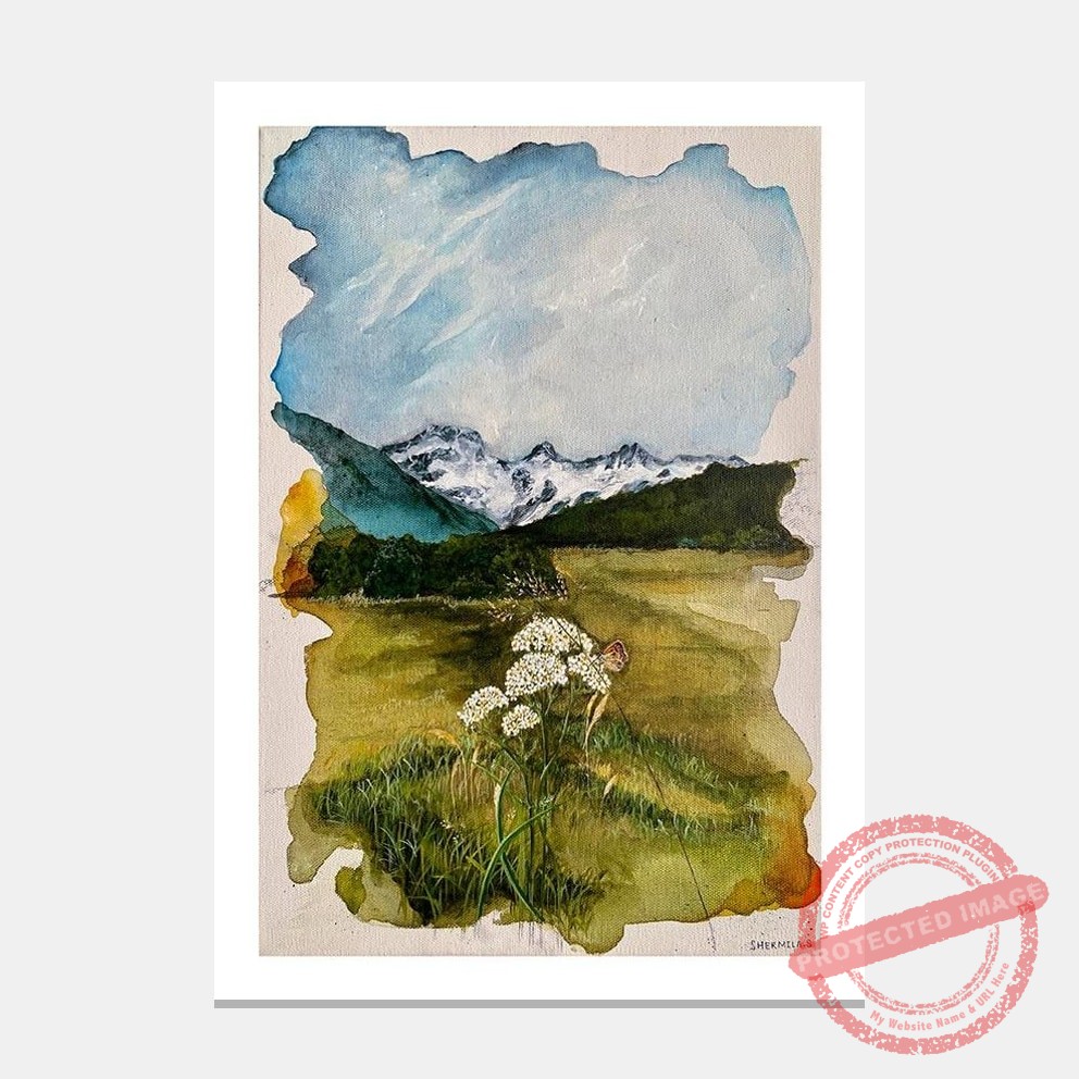 Matted artwork mockup