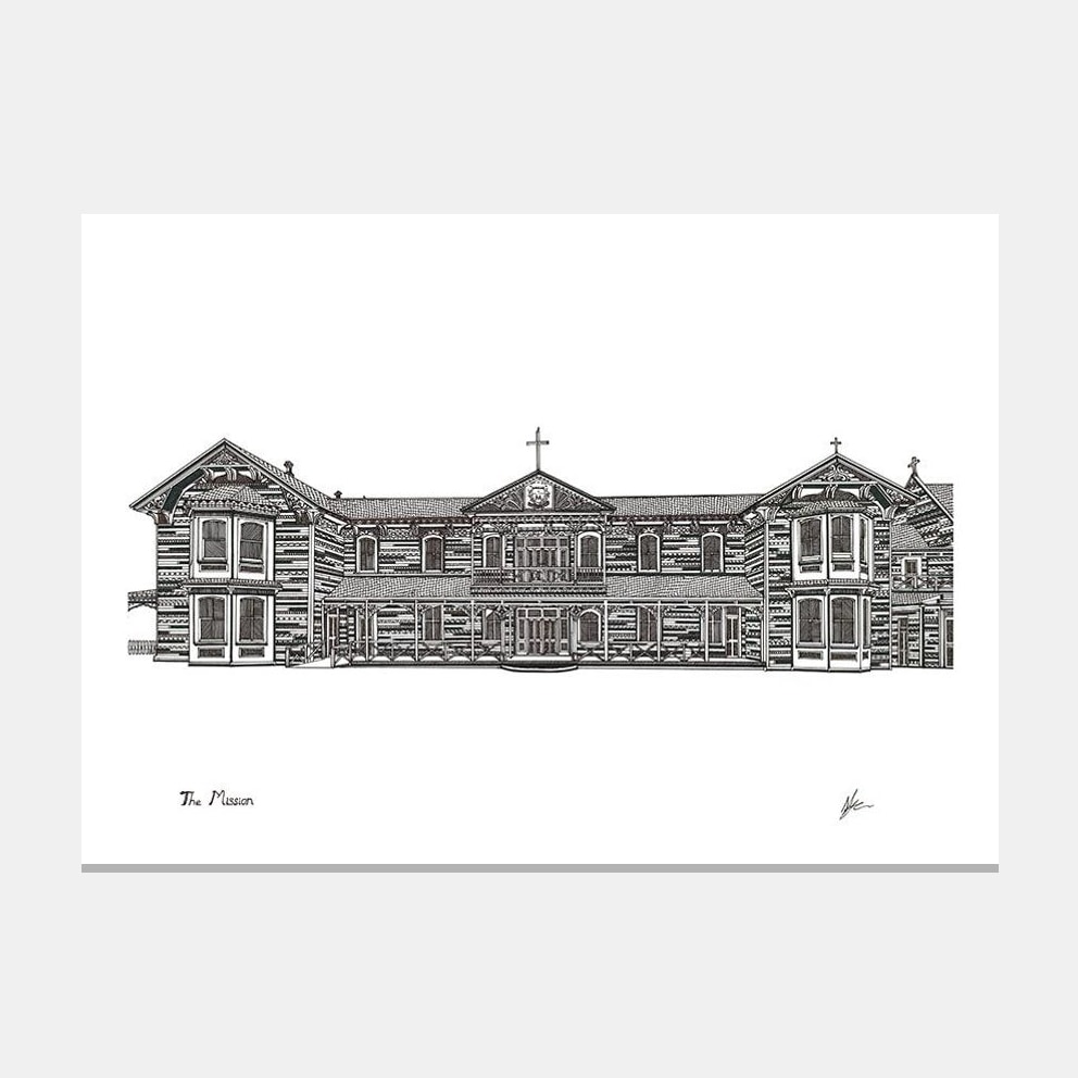 Matted artwork mockup